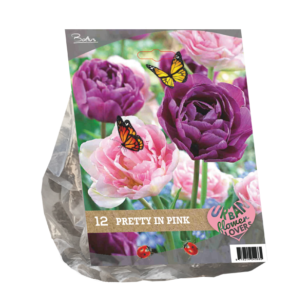 Mix - Urban Flowers - Pretty in Pink per 12